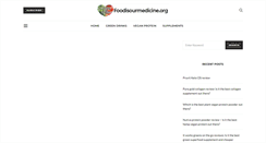 Desktop Screenshot of foodisourmedicine.org